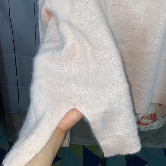 335. En Thread 100% cashmere pink cardigan, size L - Picture 6 of 7